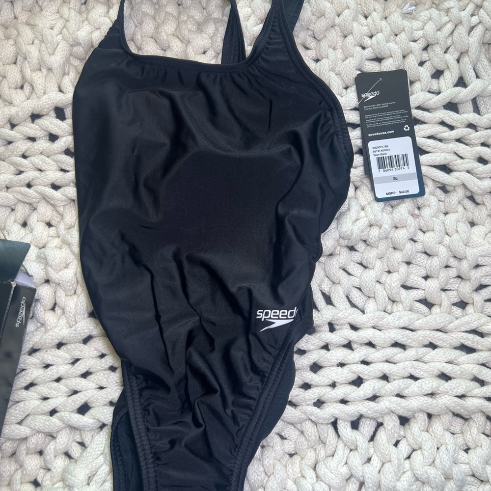 Speedo PROLT SUPRO-A Team‎ Black Competitive Racing Suit size 26
